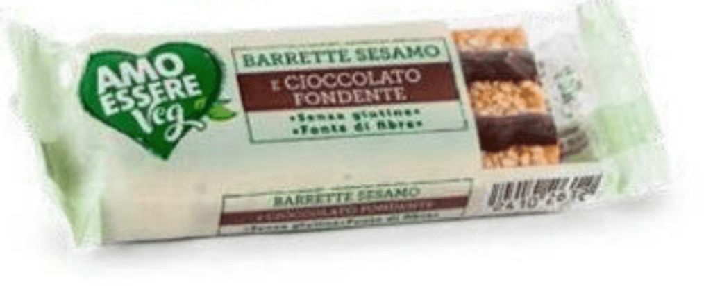 Ploščica s sezamom in temno čokolado 40 g AMO ESSERE Veg - Akcija v trgovini Eurospin