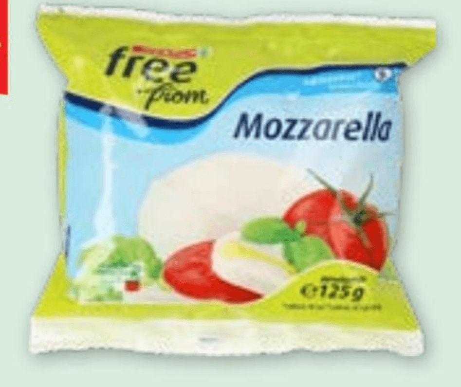 Spar FreeFrom Mozzarella 125 g Akcija v trgovini Spar