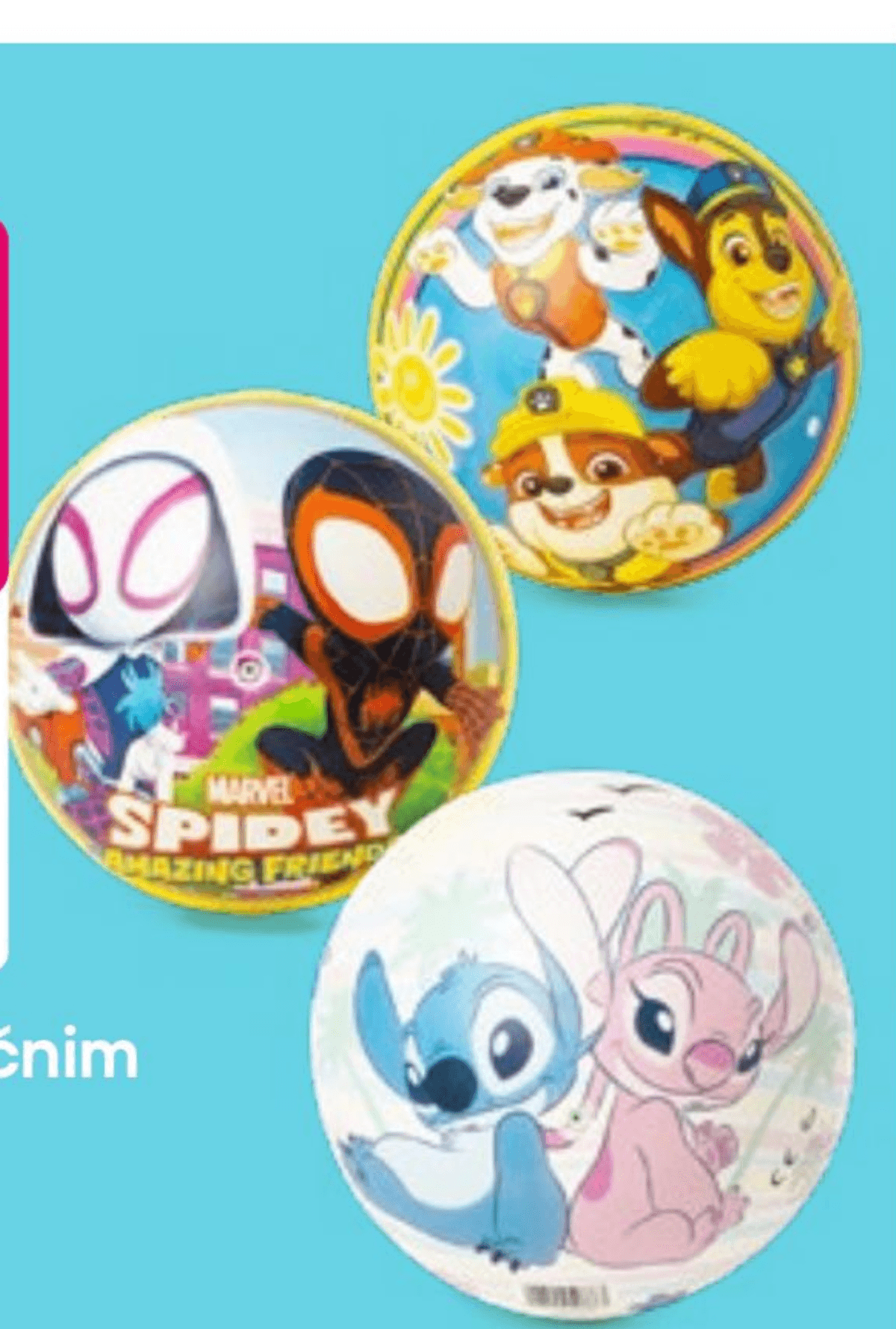 Žoga z licenčnim potiskom - Akcija v trgovini Pepco