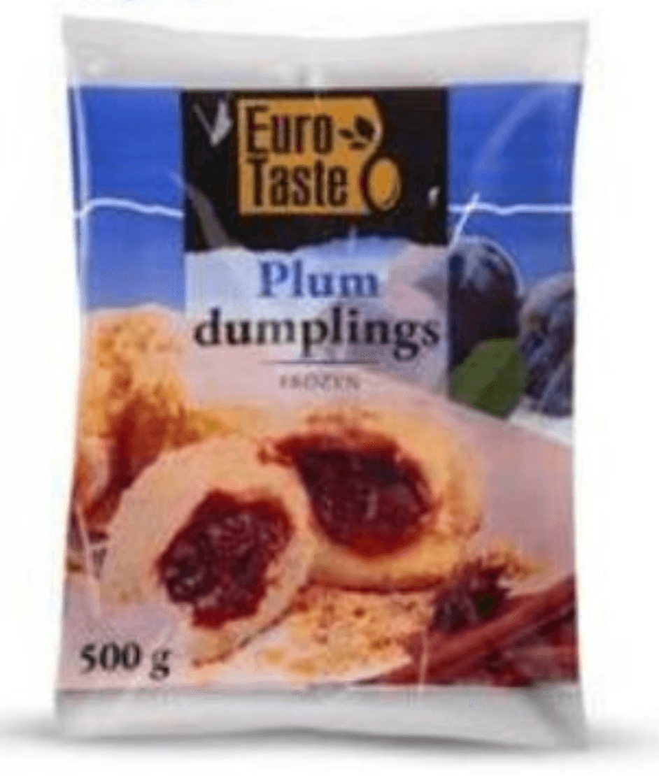 Euro Taste Slivovi cmoki 500 g Akcija v trgovini Eurospin