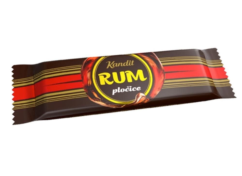 Čokolada rum ploščica Kandit 182 g Akcija v trgovini Mercator