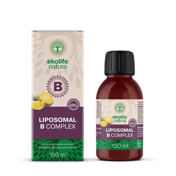 Ekolife Natura Liposomski B kompleks ali Liposomski Vitamin B12 150 ml Akcija v trgovini E.Leclerc