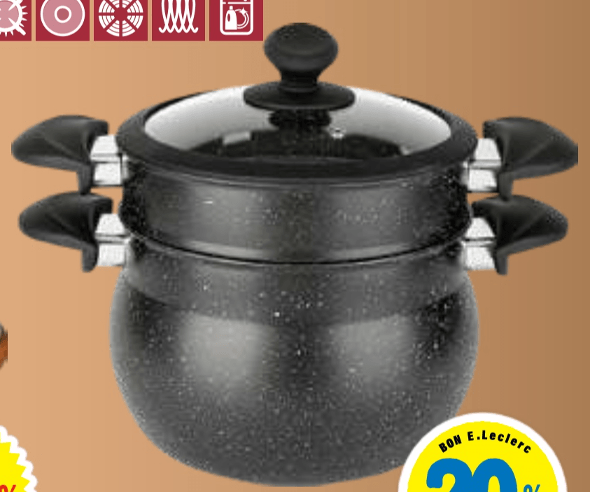 Posoda za pripravo kuskusa Baumalu - Akcija v trgovini E.Leclerc