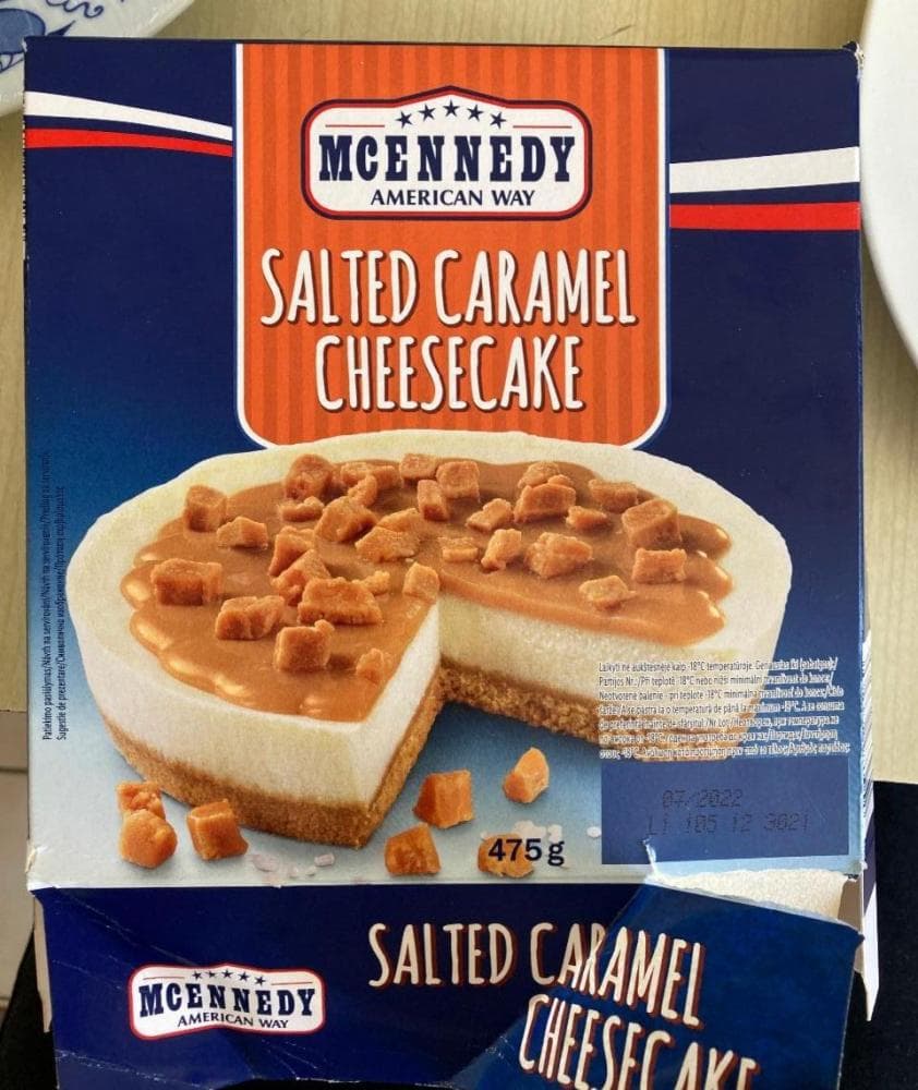 McEnnedy Kolač Cheesecake s slano karamelo 475 g Akcija v trgovini Lidl