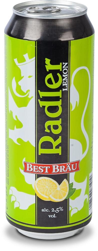 Radler, Limona 500 ml BEST BRÄU - Akcija v trgovini Eurospin