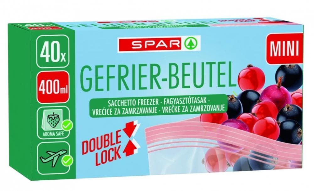 Vrečke za zamrzovanje SPAR Akcija v trgovini Spar