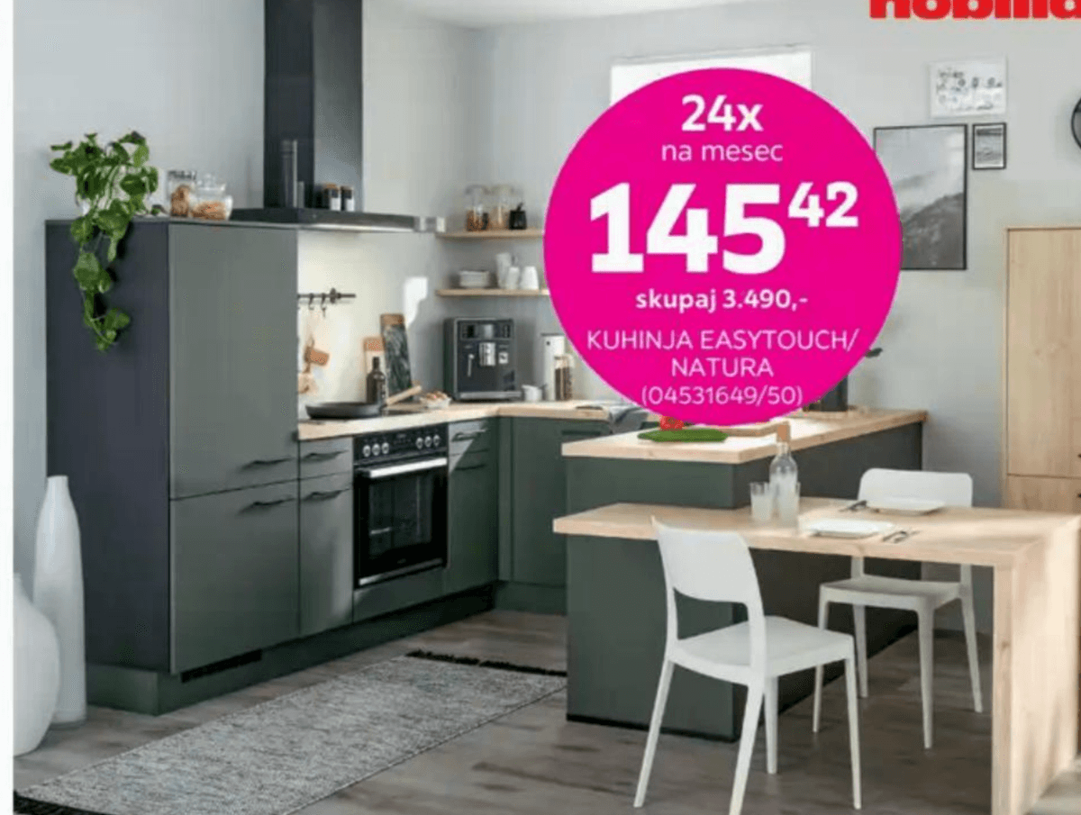 Kuhinja Easytouch/Natura Nobilia - Akcija v trgovini Mömax