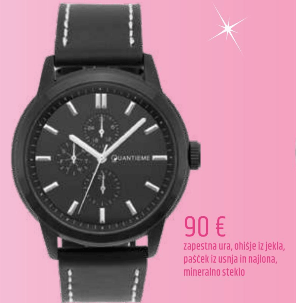 QUANTIEME Zapestna ura - Akcija v trgovini E.Leclerc