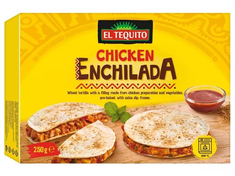 El Tequito piščančja enchilada 250 g Akcija v trgovini Lidl