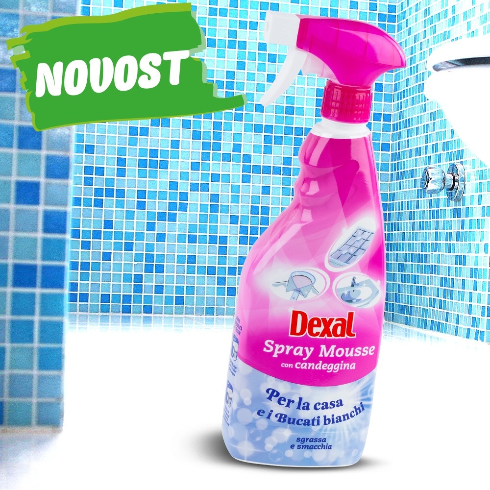 Dexal Čistilo z belilom 750 ml Akcija v trgovini Eurospin
