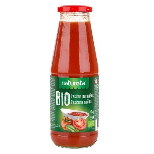 Bio pašíran paradižnik 700 g Akcija v trgovini Hofer
