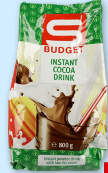 S Budget instant kakav 800 g Akcija v trgovini Spar