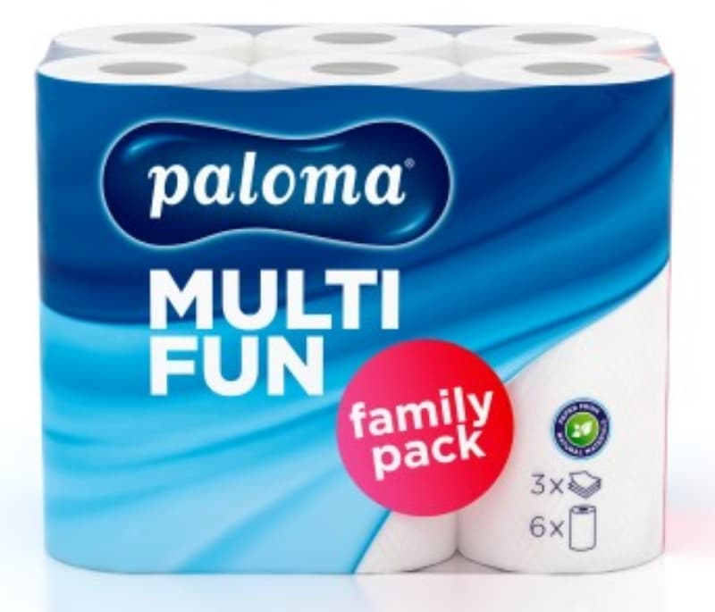Papirnate brisače Paloma Multi Family 6/1 Akcija v trgovini Tuš