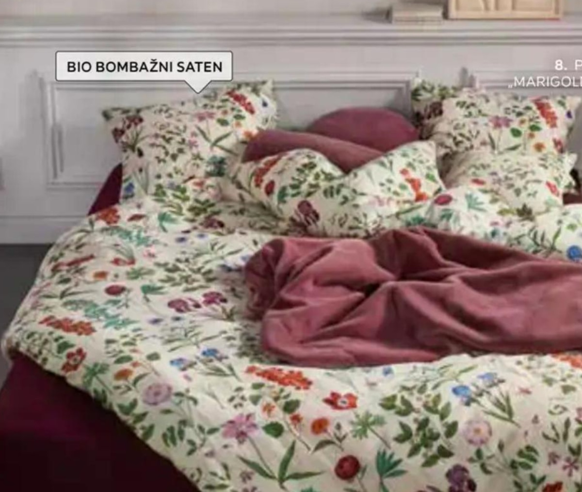 Posteljnina iz satena „MARIGOLD" 60 X 80/135 X 200 cm - Akcija v trgovini Lesnina