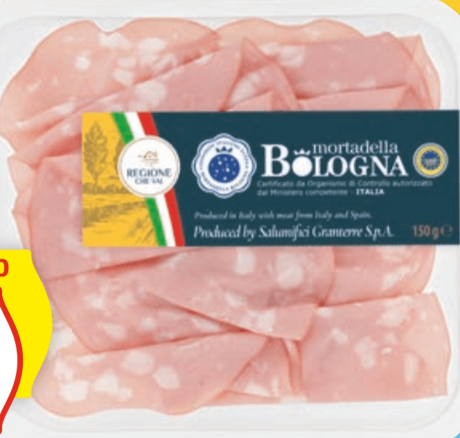 Mortadela Bologna IGP 150 g Naša Znamka Akcija v trgovini E.Leclerc