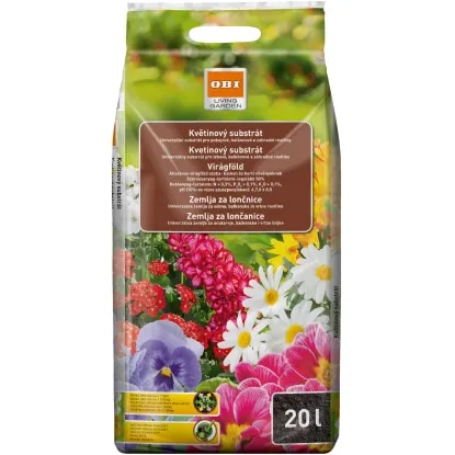 Zemlja za lončnice 20 l OBI Living Garden Akcija v trgovini Obi