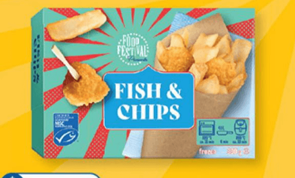 FOOD FESTIVAL Prigrizek „Fish & Chips“ 300 g - Akcija v trgovini Lidl