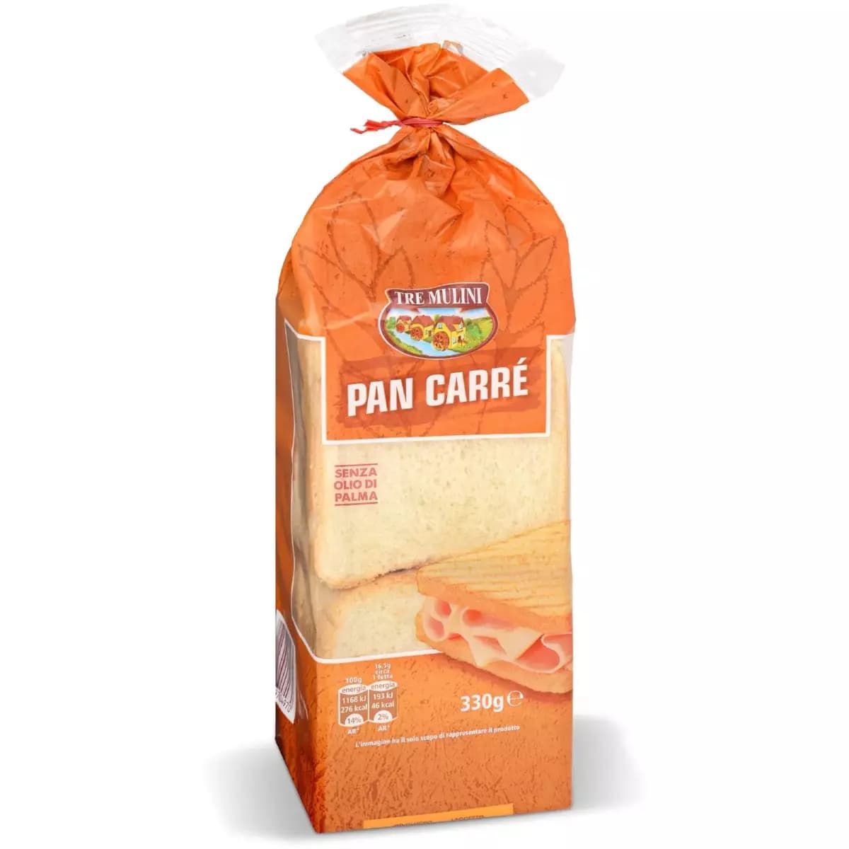 Tre Mulini Pan Carré kruh za toast 330 g Akcija v trgovini Eurospin