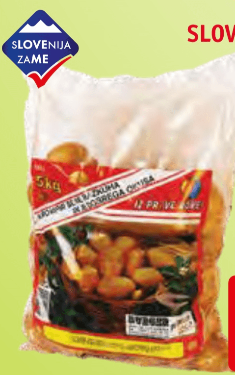 Slovenski oprani krompir 5 kg S Budget Akcija v trgovini Spar