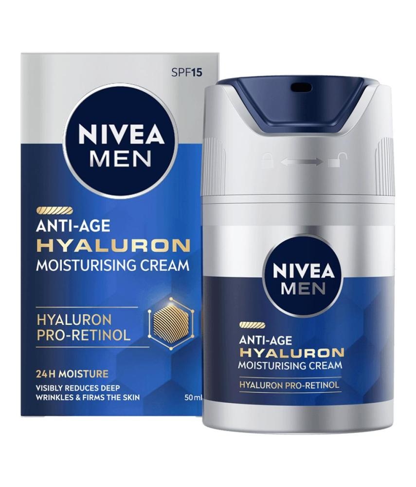KREMA NIVEA MEN HYALURON ACTIVE AGE 50 ml - Akcija v trgovini E.Leclerc