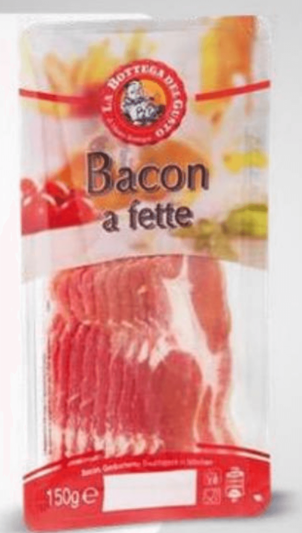 Slanina, rezine 150 g Bottega del Gusto Akcija v trgovini Eurospin