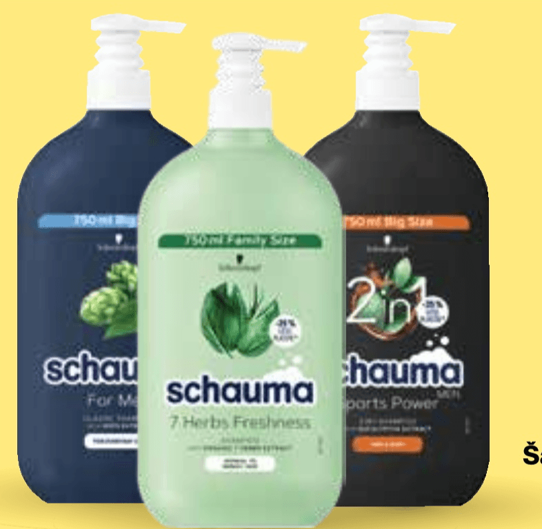Šampon Schauma 750 ml Akcija v trgovini Mercator