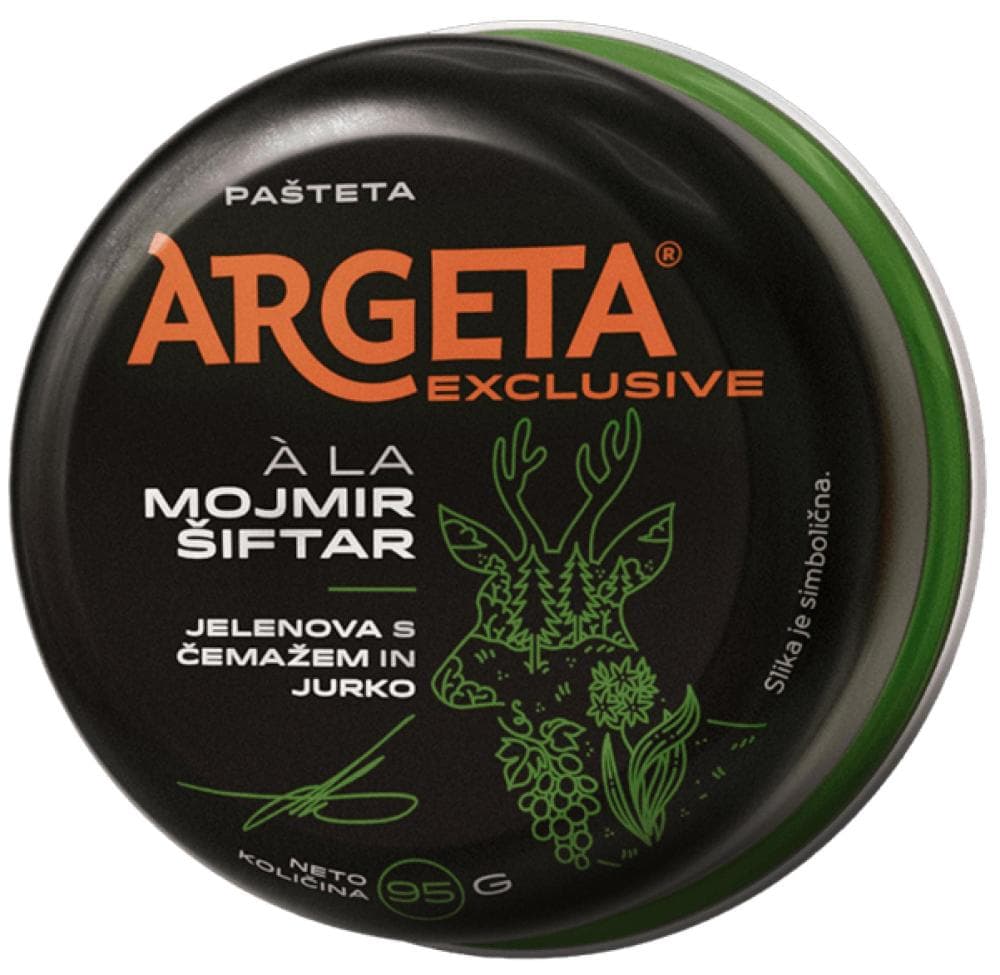 Jelenova Pašteta Argeta Exclusive 95 g Akcija v trgovini Spar