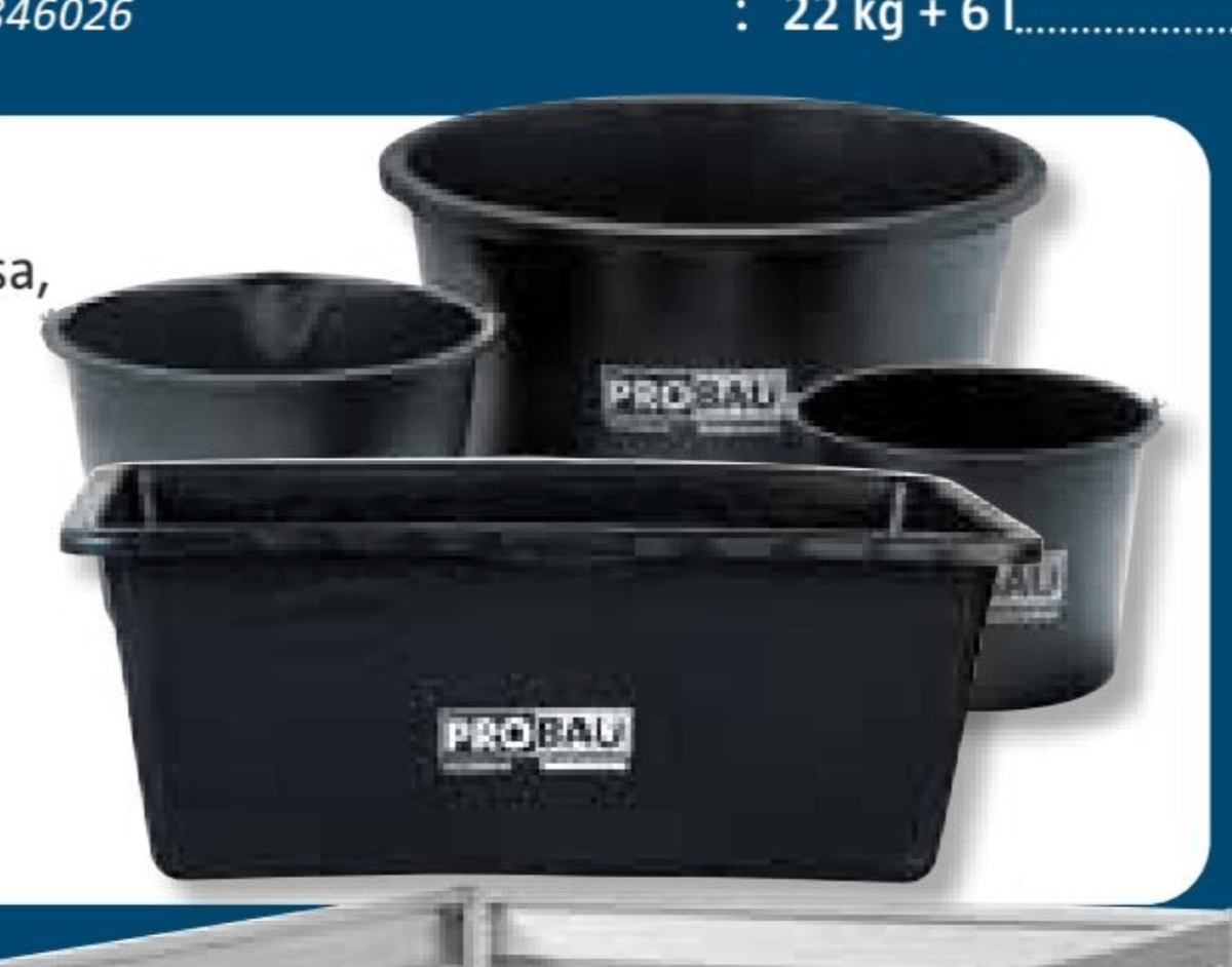 Vedro za malto 65 l - Akcija v trgovini Bauhaus