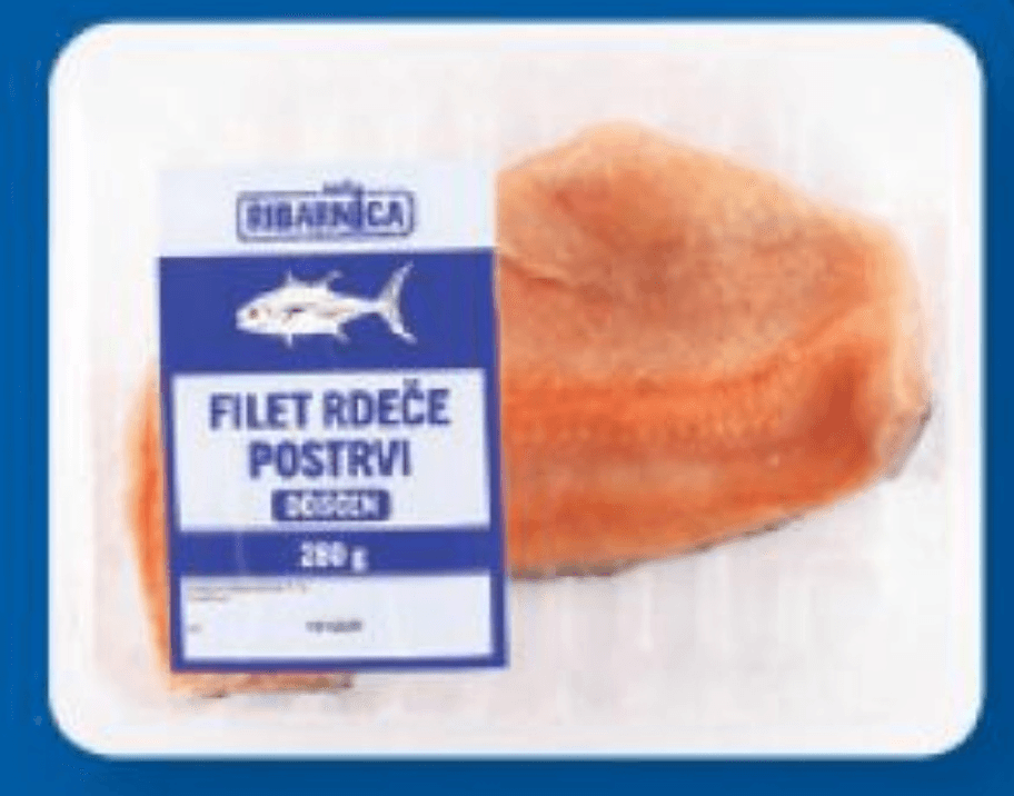 Naša ribarnica svež file rdeče postrvi 280 g Akcija v trgovini Lidl