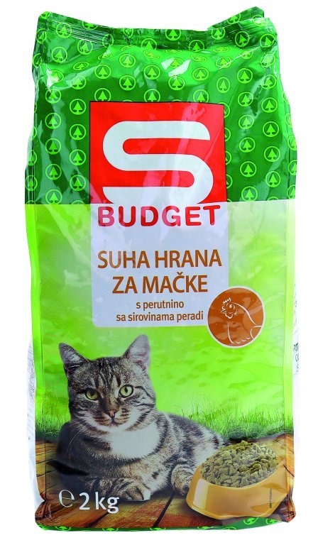 S Budget Briketi za mačke 2 kg S-BUDGET - Akcija v trgovini Spar