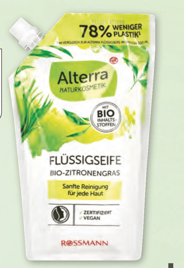 Alterra Tekoče milo Bio limonska trava 500 ml - Akcija v trgovini Spar