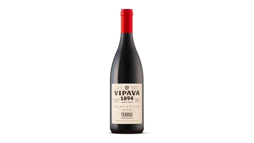 Vipava 1894 Vrhunsko vino ZGP Merlot Terase 0,75 l Akcija v trgovini E.Leclerc