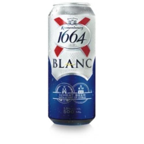Kronenbourg 1664 pivo pšenično svetlo 0,5 l Akcija v trgovini E.Leclerc