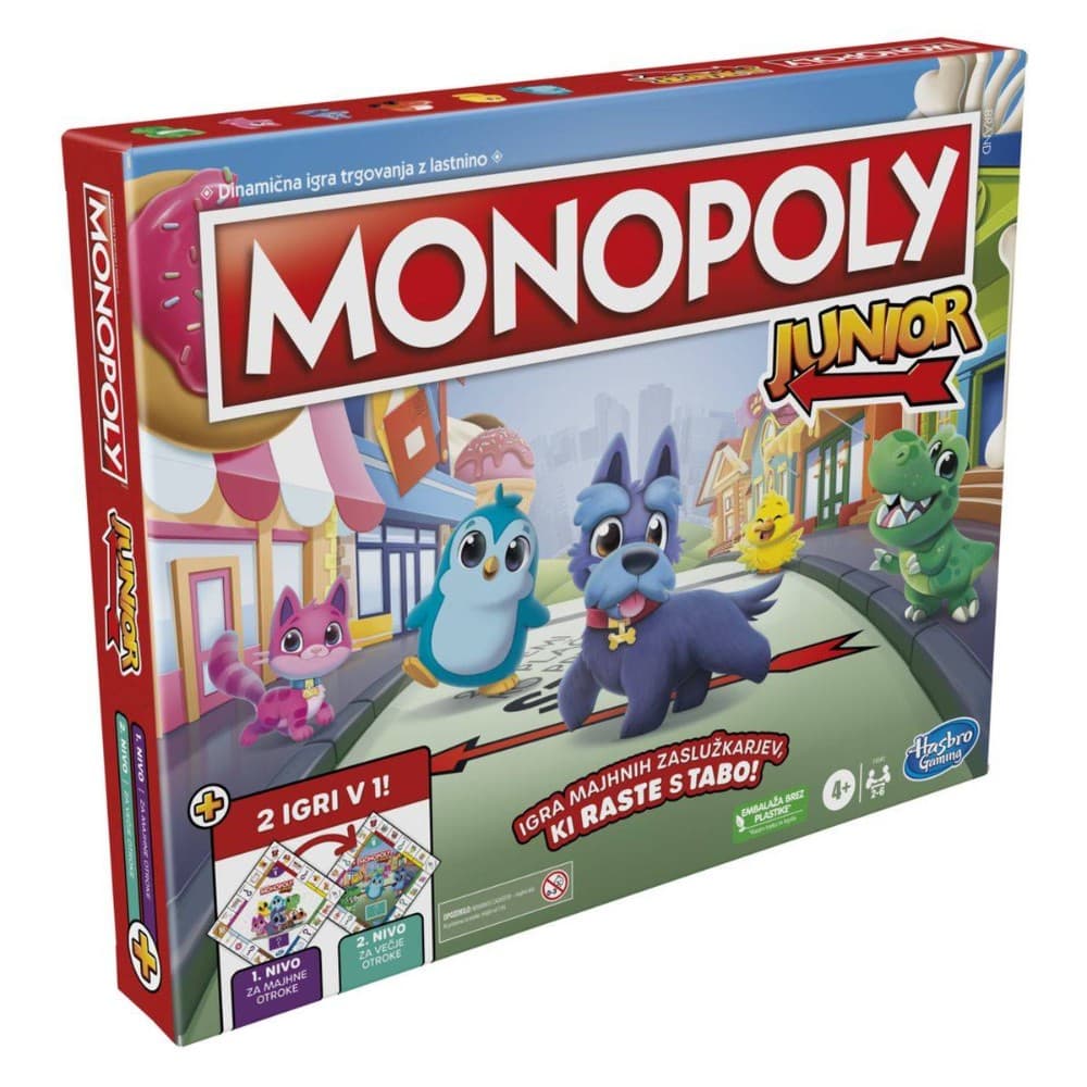 Družabna igra Monopoly Junior 2 v 1 Akcija v trgovini Mueller