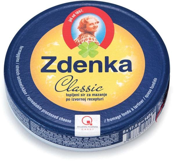 Topljeni sir Zdenka 140 g Akcija v trgovini Tuš