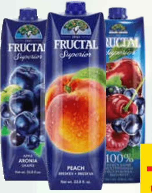 Nektar Fructal Superior črni ribez 1 l Akcija v trgovini Tuš