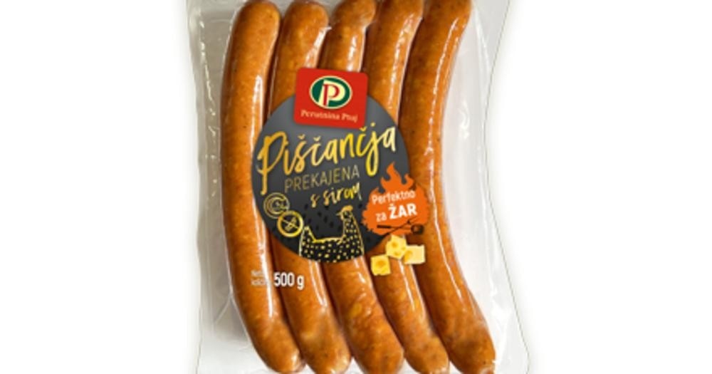 Pisanija piščančja prekajena klobasa s sirom 210 g Akcija v trgovini Jager