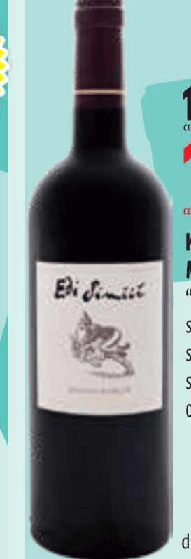 Edi Simčič Kakovostno vino ZGP Merlot Kozana 0,75 l Akcija v trgovini E.Leclerc