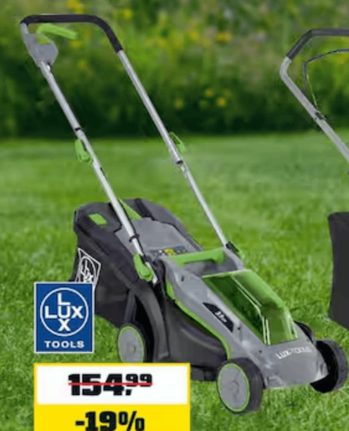 Akumulatorska kosilnica LUX-TOOLS Akcija v trgovini Obi