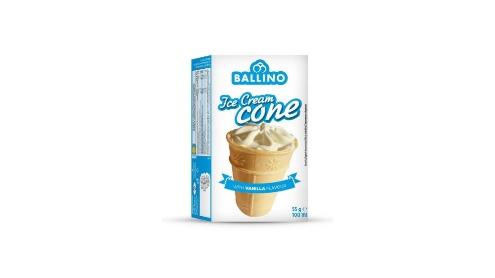 Ballino Vanilijev kornet 4 x 55 g Akcija v trgovini Lidl
