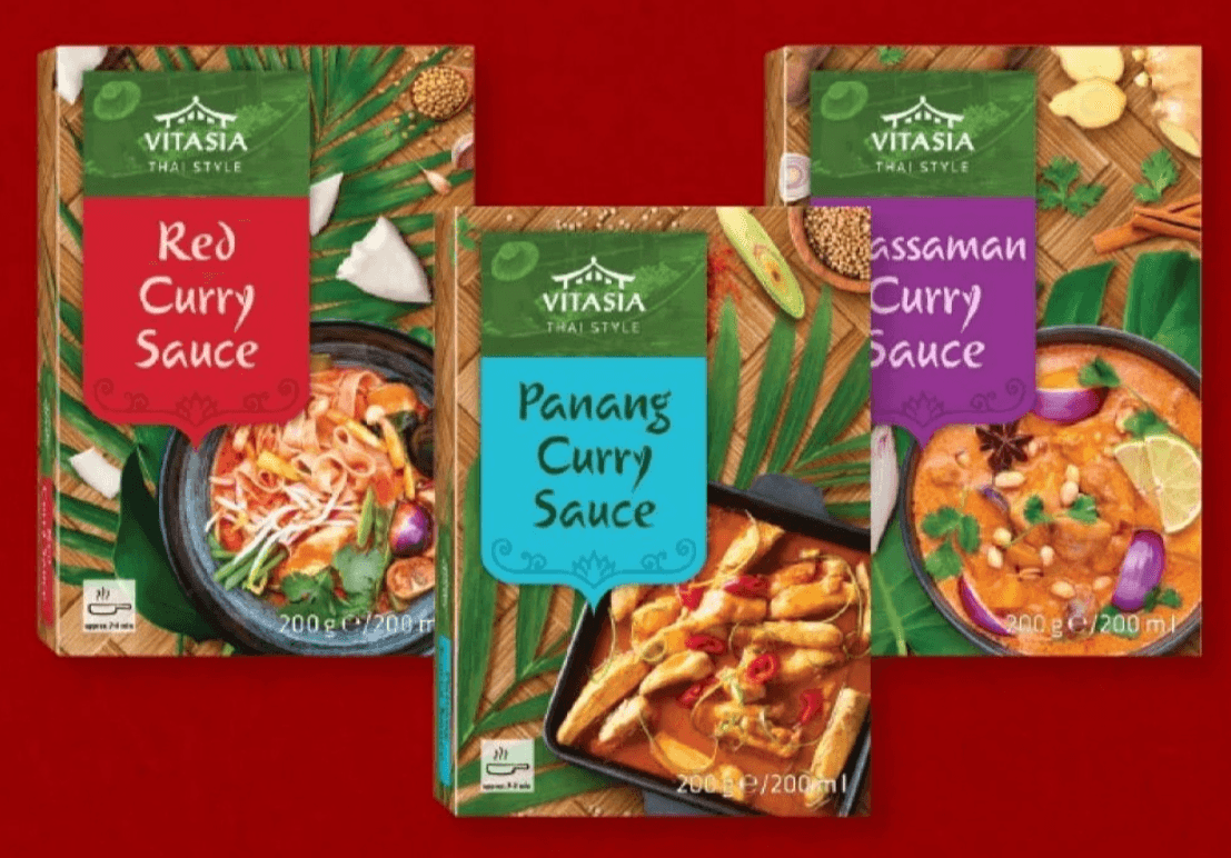 VITASIA Pripravljene "curry" omake 200 g - Akcija v trgovini Lidl