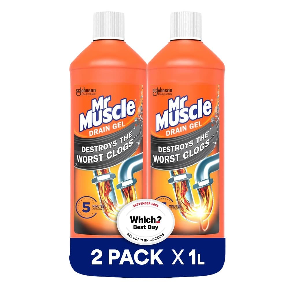 Mr. Muscle Drano gel 2 x 1 L Akcija v trgovini Mueller