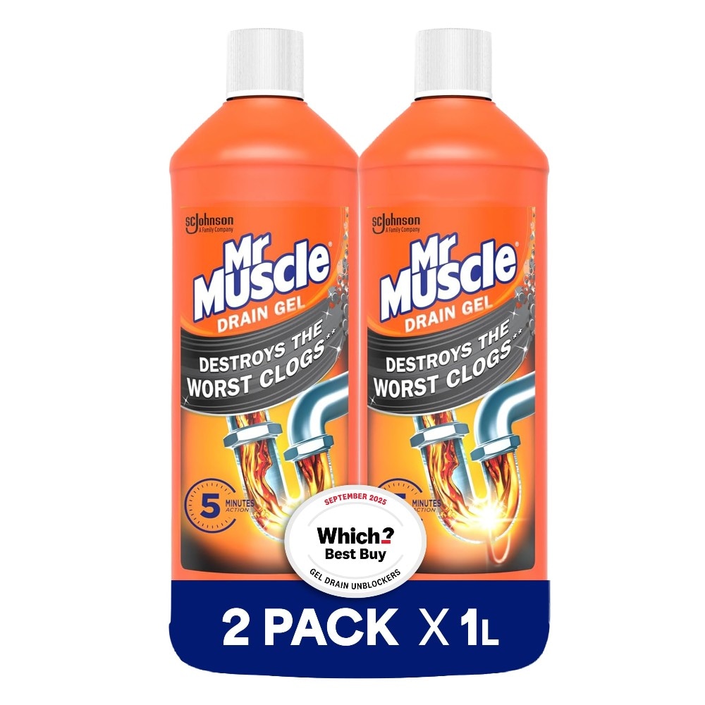 Mr. Muscle Drano gel 2 x 1 L Akcija v trgovini Mueller