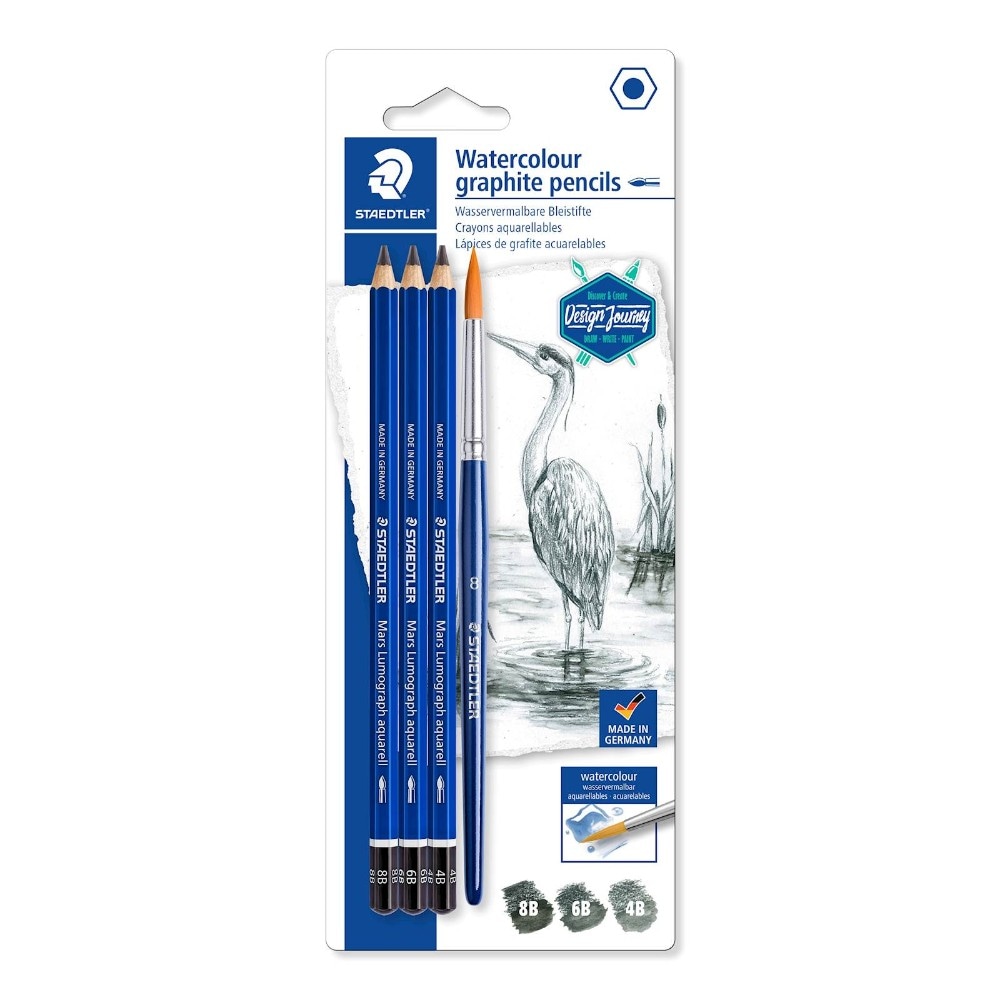 Staedtler set svinčnikov akvarel in čopič 4/1 Akcija v trgovini Mueller