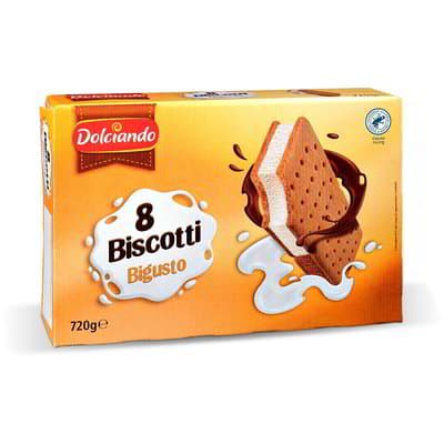 Sladoledni keksi 720 g Dolciando Akcija v trgovini Eurospin
