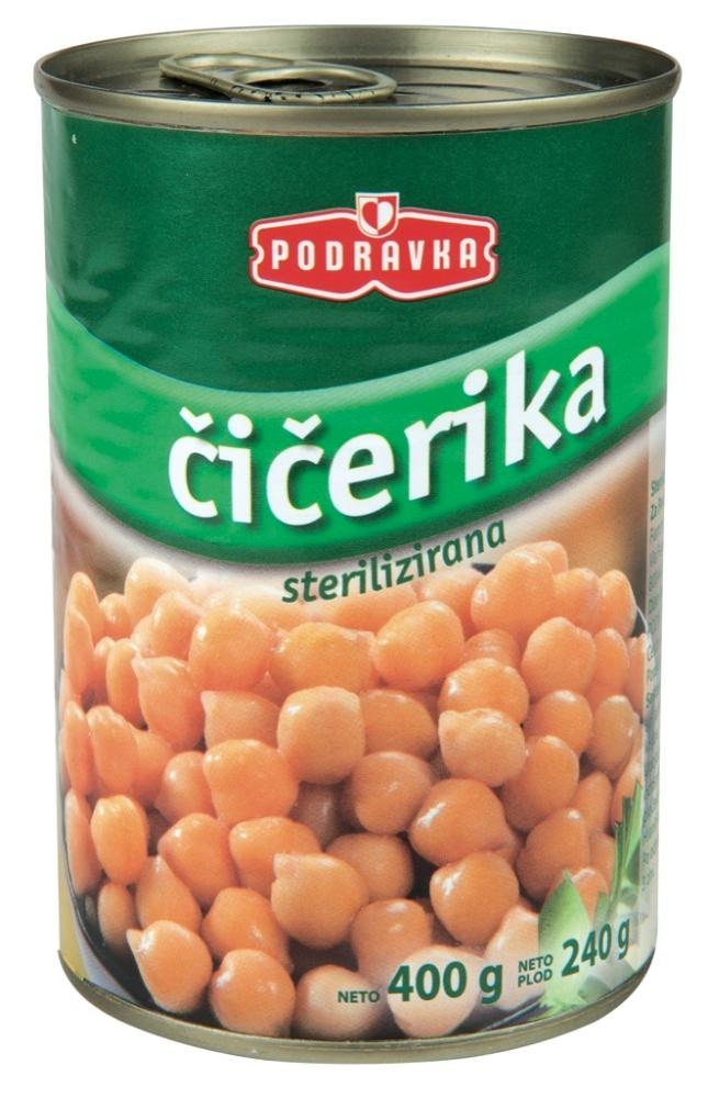 Fižol ali čičerika 400 g Podravka - Akcija v trgovini Spar