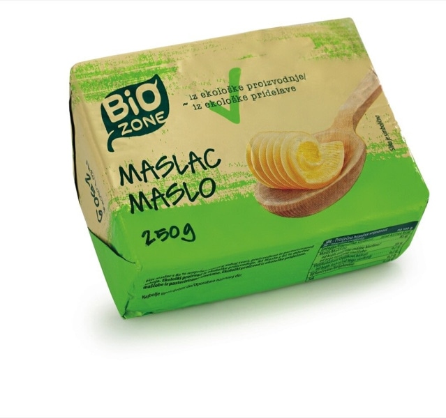 Maslo Bio Zone 250 g - Akcija v trgovini Mercator