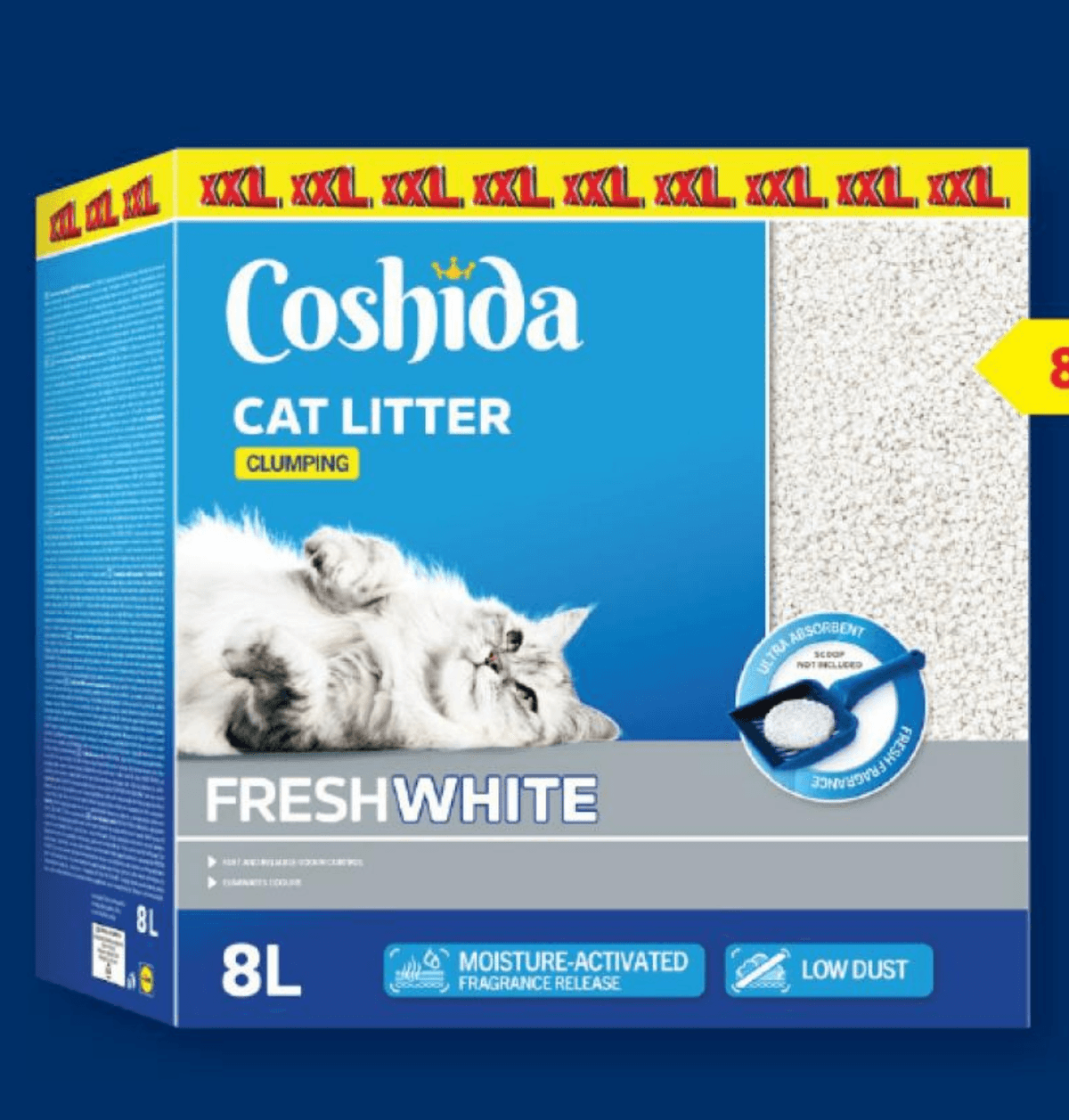 Coshida Pesek za mačje stranišče XXL 8 L Akcija v trgovini Lidl