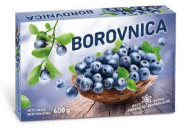 Borovnice 400 g Akcija v trgovini Eurospin