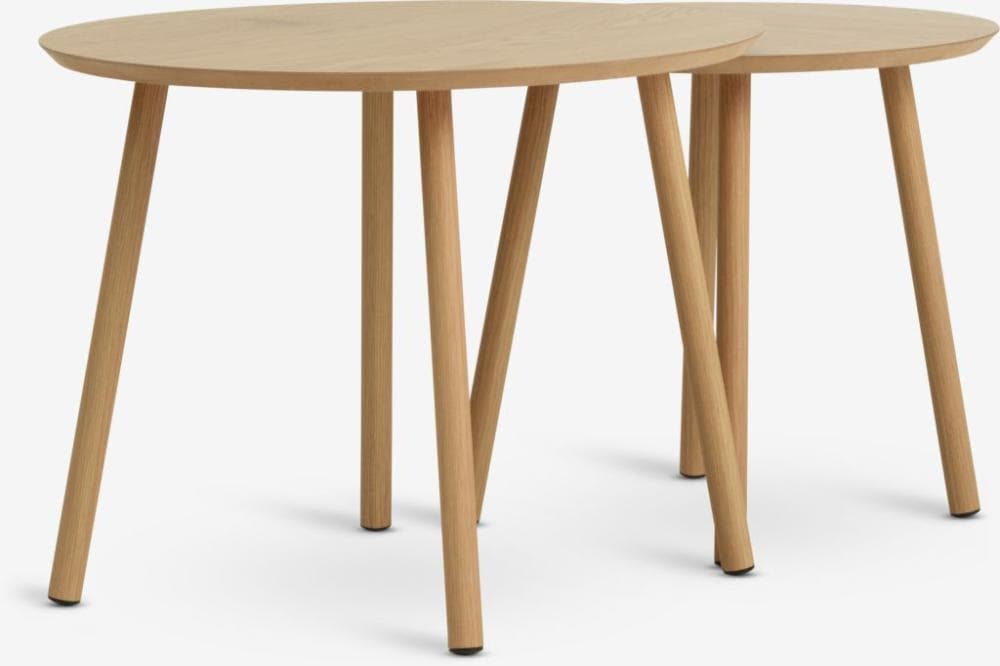 Komplet mizic MUNKEBO Akcija v trgovini Jysk